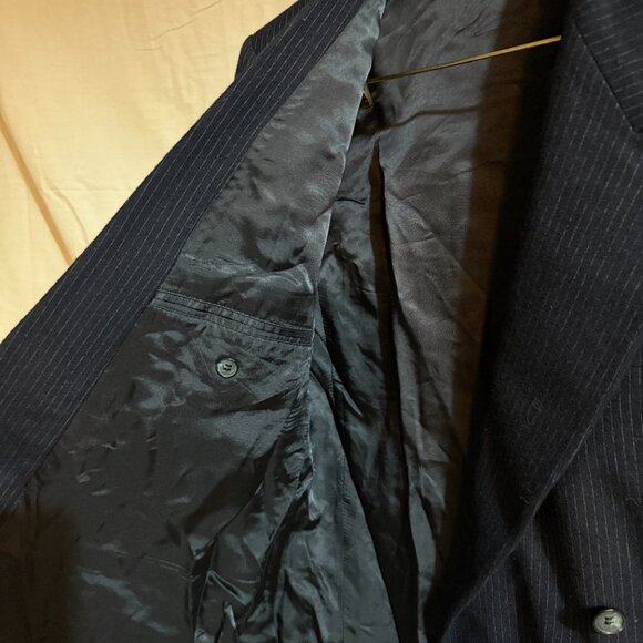Yves Saint Laurent "Power Suit" style pinstripe jacket 100% wool 40R 36w - Picture 5 of 13